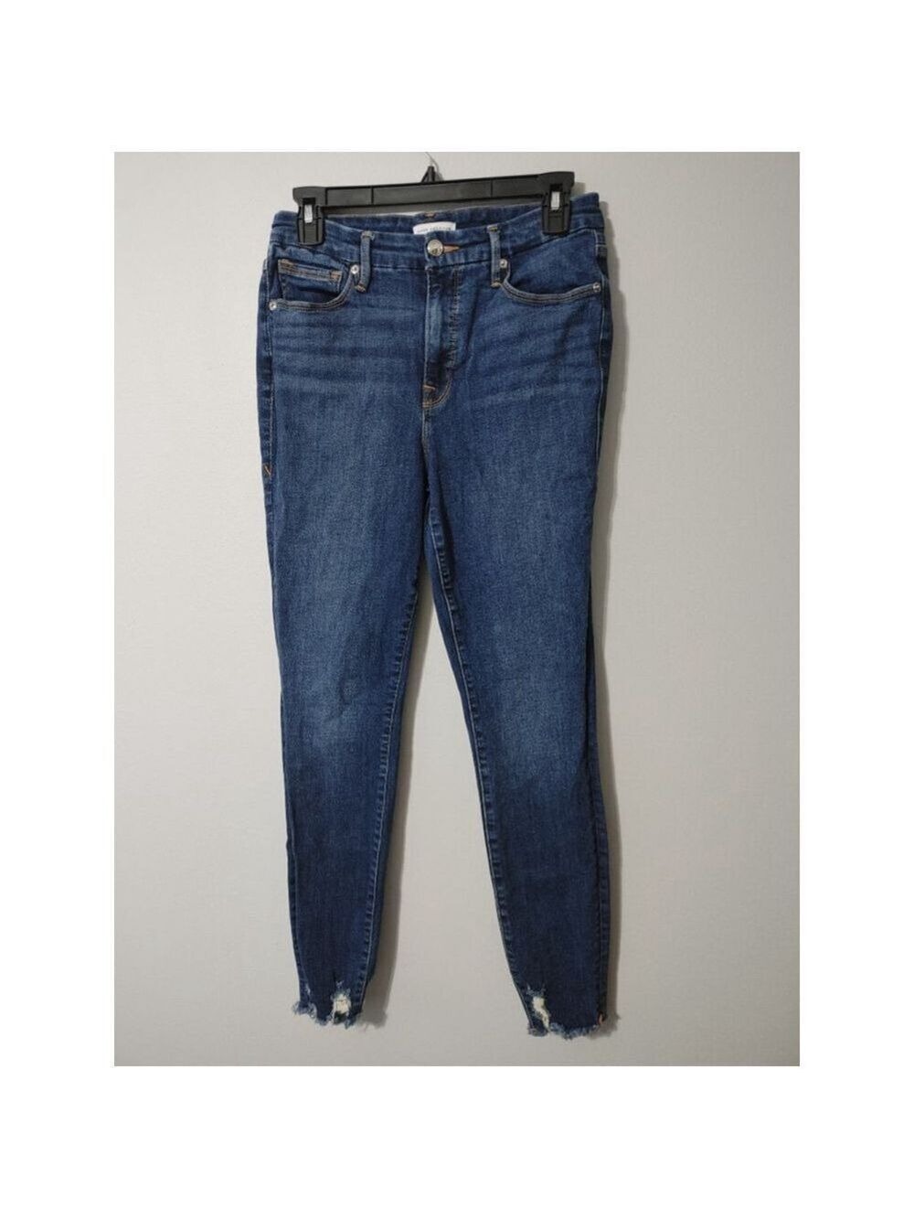 Women's GOOD AMERICAN Blue Skinny Jeans Size 10